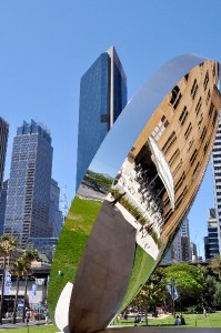 installation outside Museum of Contemporary Art (MCA) at Circular Quay