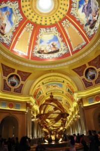 inside the Venetian casino, Macau