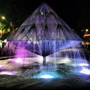 the fountain in Civic