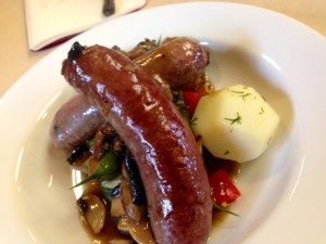 venison sausages- main 