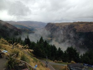 as the clouds roll in