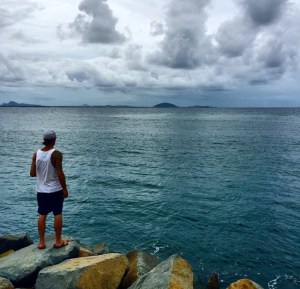 photo credit to Miss 16- I think she was taking a photo of the guy rather than the view...