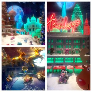 The windows in Hamley's the toy store