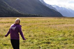 Miss T on Te Anau Downs, April 2011