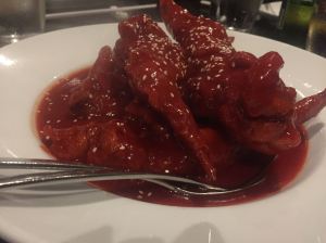 sticky chilli chicken wings