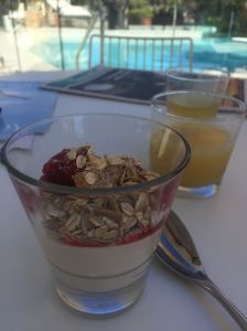 Brekky on the rooftop this morning