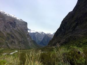 The road home: Heading up to Homer Tunnel